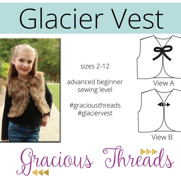Glacier Vest pdf sewing pattern