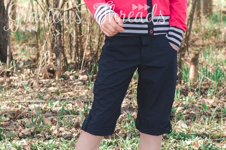 Dax Trousers pdf sewing pattern 2t-12 image 4