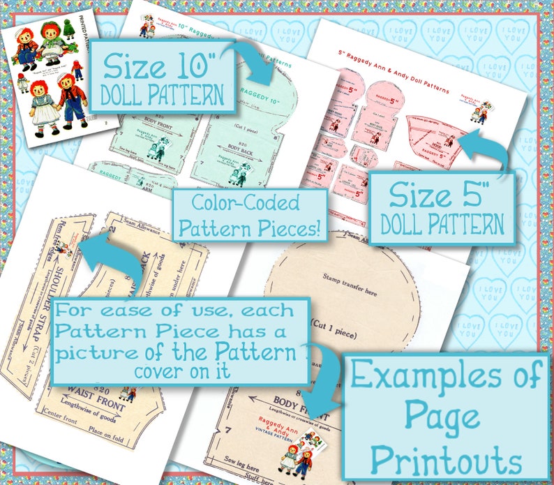 Raggedy Example SEW a Raggedy Ann & Andy 5
