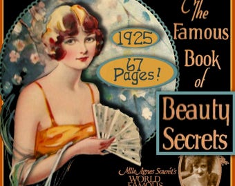 Das BERÜHMTE Buch der Schönheitsgeheimnisse - Art Deco Flapper - 1920er Jahre e-Booklet