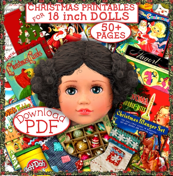 18 Doll CHRISTMAS Fun Stuff PRINTABLES Over 50 Pages of - Etsy