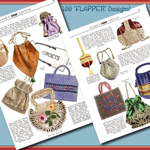 MAKE 100 Flapper Bags and Purses 1920s Vintage e-Booklet PDF image 3