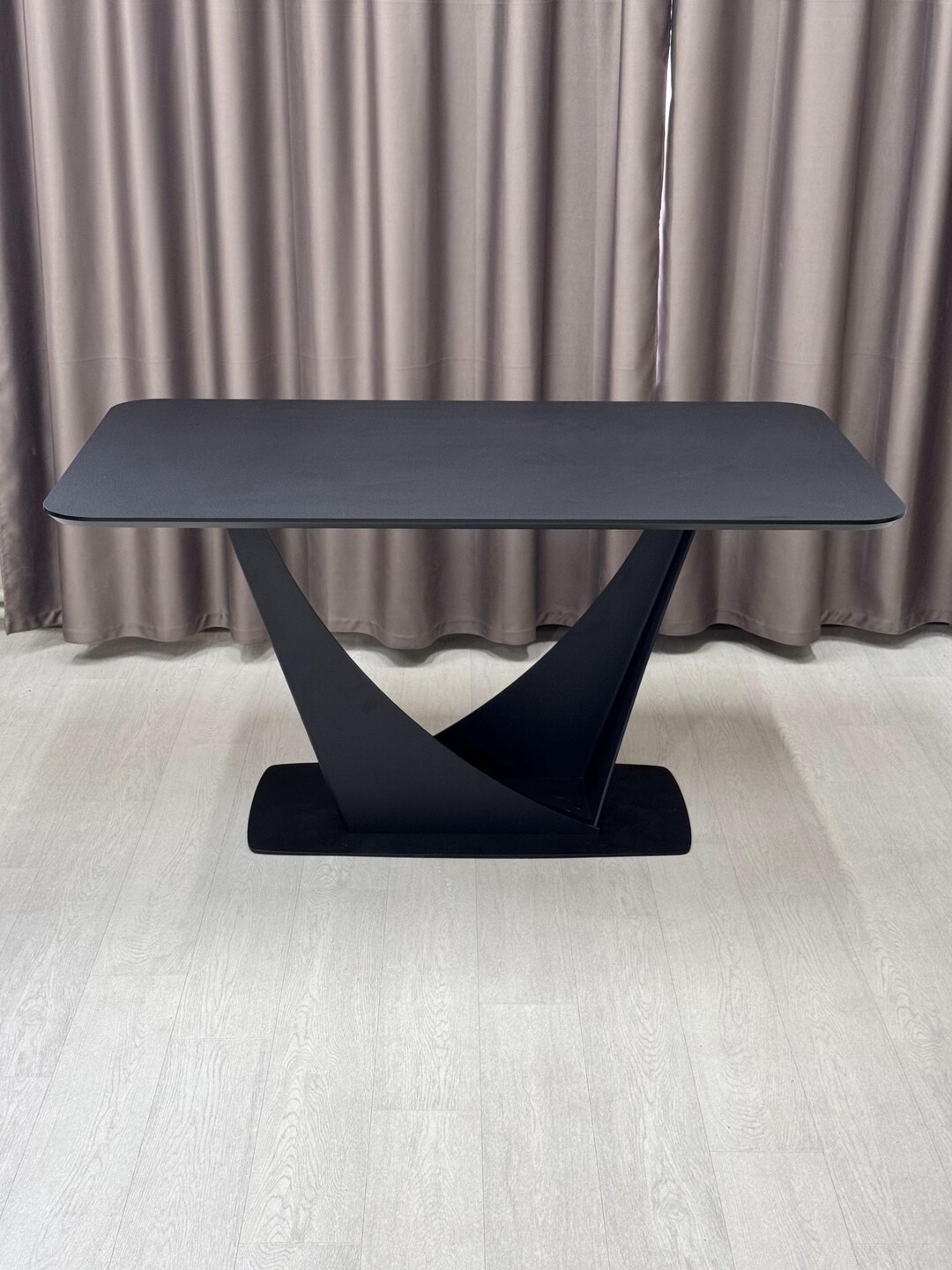 Modern HPL Rectangular Dining Table – Scratch & Heat Resistant, Folding ...