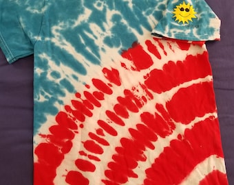 CoolRays American Flag Tie-Dye Tee Shirt