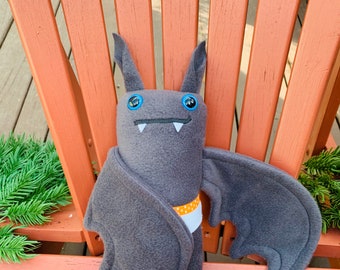 Flasher Bat Plush bat in tiny tighty whities - Blue eyes, Made to Order