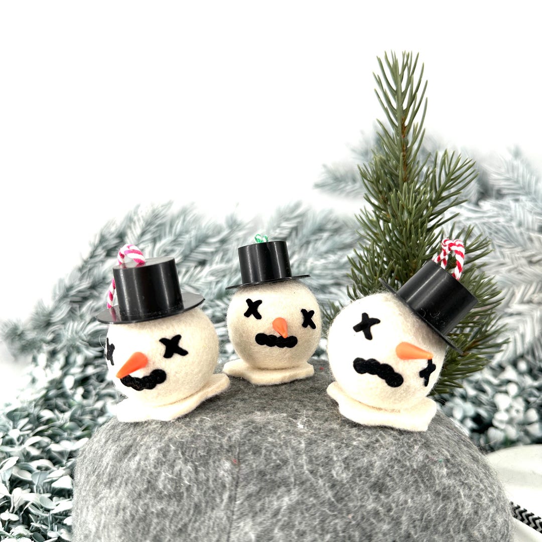 Meltyman Ornament Dead Snowman Head Xmas Tree Ornament Choose Your Meltyman Ornament Dead Snowman Head Xmas Tree Ornament Choose Your
