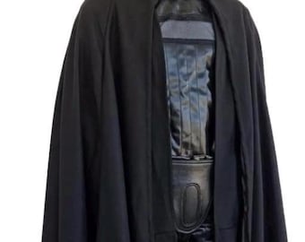 Darth Vader inspiriert Cosplay Kostüm | echt Leder Sith Lord Umhang & Robe