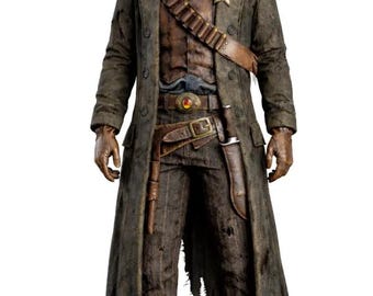 Kurtka skórzana Ghoul Hand-Distressed Wasteland Drifter | Eddie Winter inspirowany Falloutem | Wytrzymała odzież dla ocalałych w postapokaliptycznym stylu