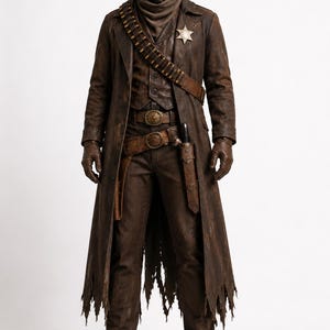Ghoul Hand-Distressed Wasteland Drifter Leather Jacket  | Custom Fallout-Inspired eddie winter | Rugged Post-Apocalyptic Survivor Apparel