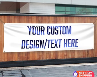 Full Color Custom Vinyl Banners, Custom Size Vinyl Banner, Custom Vinyl Banner, Full Color, Vinyl Banner, Outdoor Banner, Custom Gift