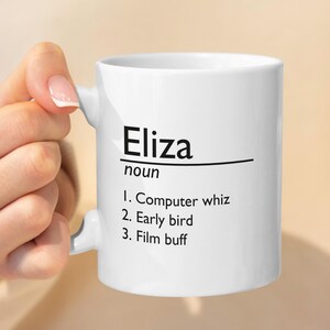 Custom Name Definition Mug, Personalized Gift, Funny Coffee Mug, Gift for Mother, Custom Coffee Mug, Mother&#39;s Day Gift, Gift for Friend