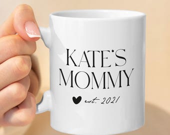 Custom Mom Mug, Mother's Day Gift, Gift For Mom, Custom Mug, Ceramic Mug, Custom Gift, Custom Name Mug, Coffee Mug, Hot Chocolate Mug