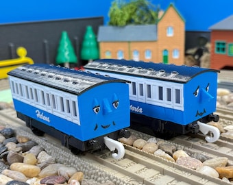Helena & Victor Trains Made for TrackMaster Track Systems Custom Made for Thomas and Friends and others.