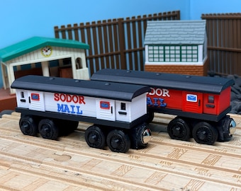 Thomas Wooden Railway Sodor Mail Train Custom Made