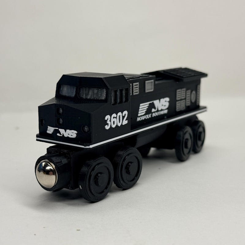 Model Train Set Digital Wooden Train Track Model - Etsy