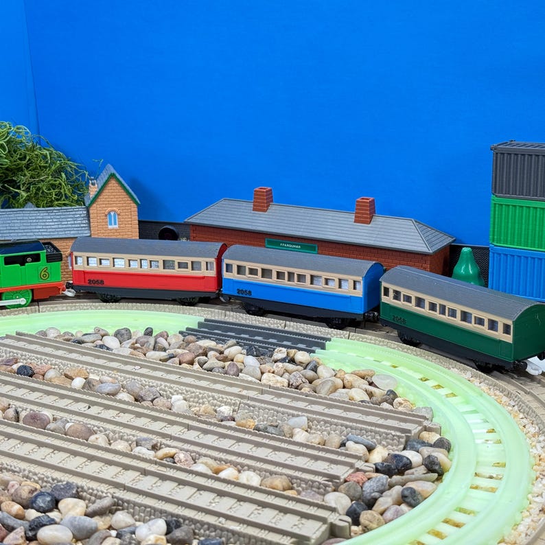 Trackmaster XL Express Passenger Coach Train Custom Made Thomas & Tomy ...