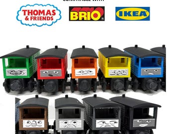 Wooden Railway Breakvan, Caboose Train Custom Made for Thomas & Friends, Brio and others.
