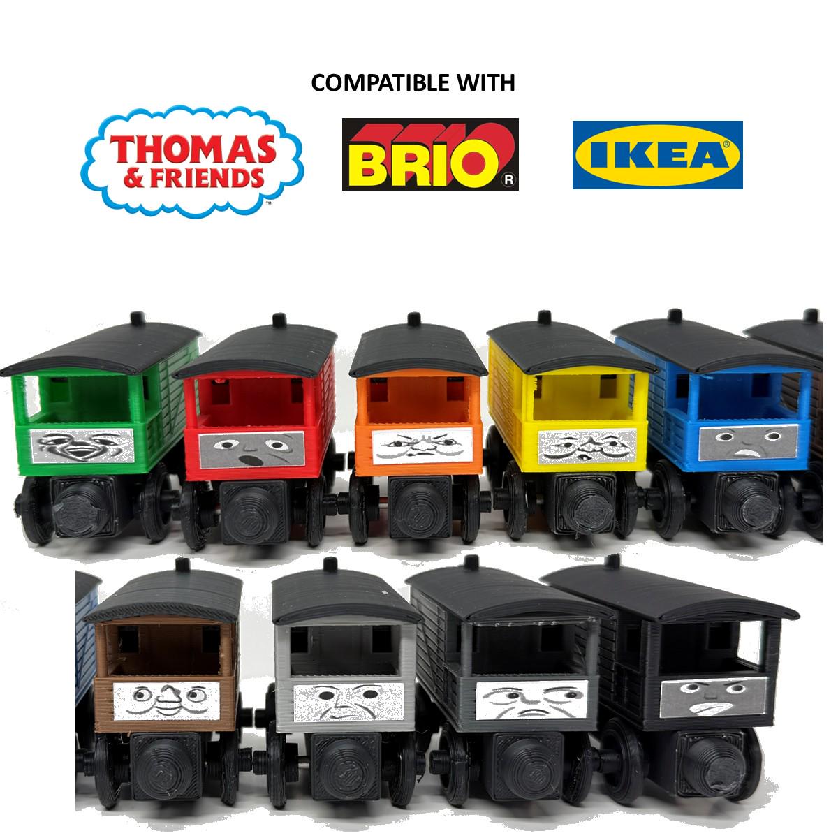 木製鉄道のブレイクバン、きかんしゃトーマス、ブリオなどのために