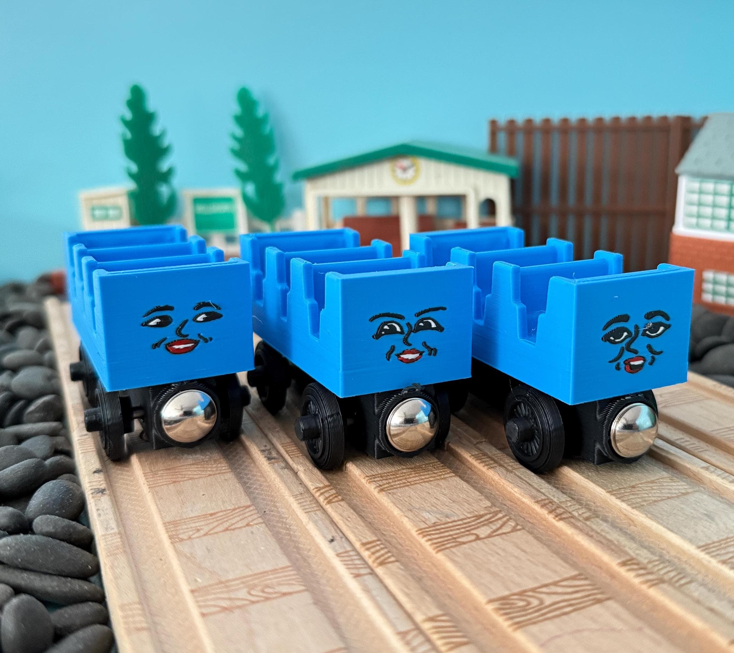 トーマス木製鉄道オープンコーチADA、ジェーン＆メイベル列車カスタム