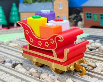 TrackMaster Plarail Santa Sleigh Christmas Train Custom Made for Thomas