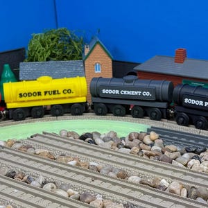 Wooden Railway Large Tanker Train Car Custom Made for Thomas Friends Brio and Others YOU Choose