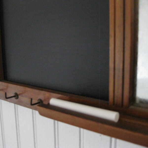 Reserved for Candy - Mission Style Chalkboard and Magnet Board w/ Chalk Holder