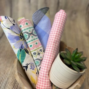 Burp Cloths Baby Girl, Baby Girl Shower Gift, Floral Burp Cloths, Burp Rags, Baby Shower Gift, Pink and Purple Burp Cloths, Flannel Cloths