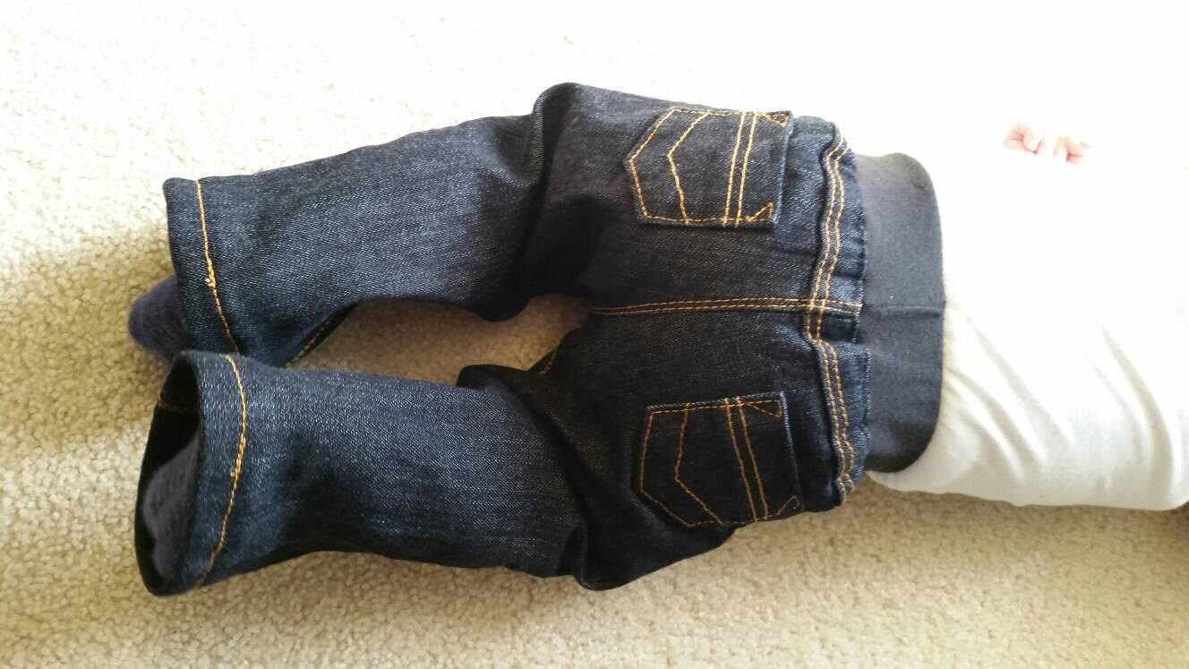 Baby Girl Jeans Baby Girl Pants Baby Denim Sparkly Jeans 12 Months Size