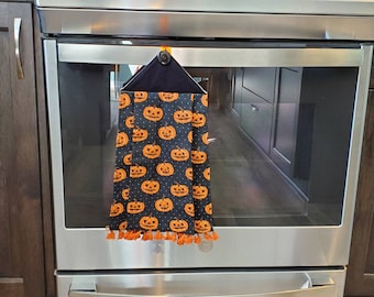 Halloween Kitchen Towel, Halloween Decor, Kitchen Towel, Hanging Bathroom Towel, Kitchen Hand Towel, Bathroom Hand Towel