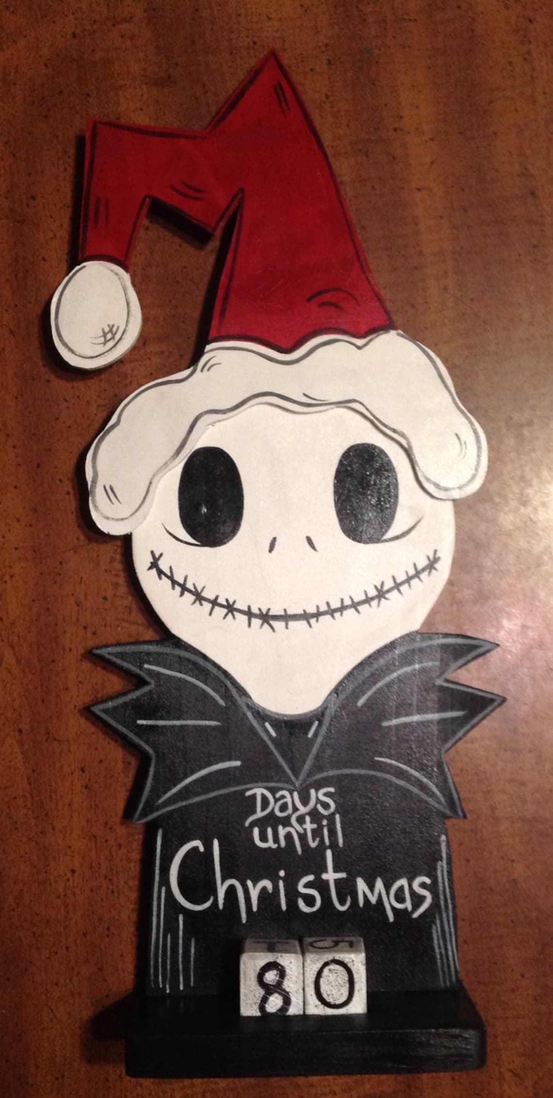 Nightmare Before Christmas Jack Skellington Calendar Etsy