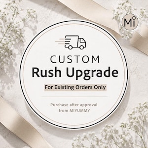 Custom Rush Upgrade | Existing Orders Only | Priority Production & Express Shipping Add-On