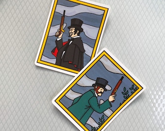 Haunted Mansion Dueling Portraits – Disney World Ride Details Sticker