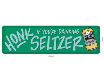 Seltzer Bumper Sticker - Matte Vinyl