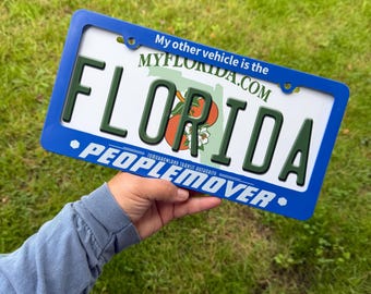 NEW! PeopleMover License Plate Frame - Tomorrowland Magic Kingdom Disney World