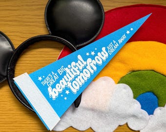 Carousel of Progress Mini Felt Pennant - Magic Kingdom Disney