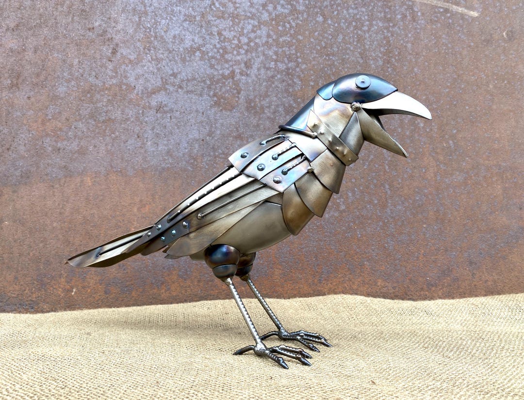 Photo inspiration: Fresh Look at Nightingale Metal Sculpture Handmade Steampunk Bird Art Recycled