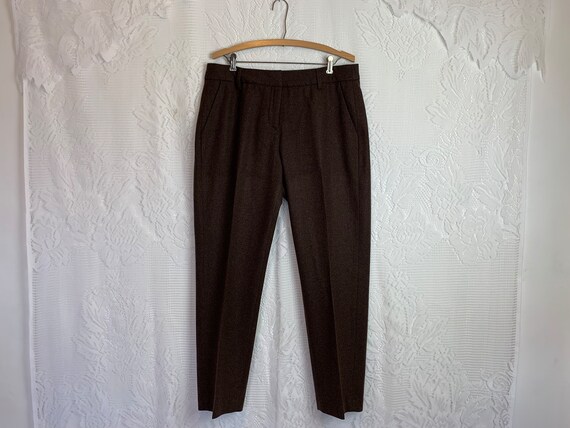Riding Trousers Dark Academia Pleated Wool Pants … - image 1