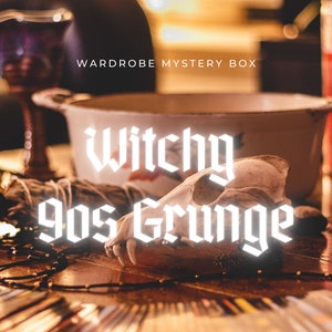 Whimsigoth Mystery Box - Witchy 90s Grunge *FIVE Full Size Items Plus Accessories!* Aesthetic Wardrobe Bundle - Terra Exchange Vintage
