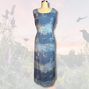 Ombre Floral Rayon Sundress: 90s Whimsigoth Plus Size Dress