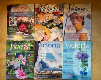 Revista Victoria Números anteriores Verano de los noventa Moda victoriana Recetas Estilo de vida Cottagecore - Terra Exchange Vintage