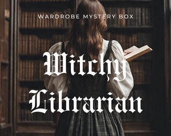 Dark Academia Mystery Box Witchy Librarian * CINQ articles en taille réelle plus des accessoires ! * Ensemble garde-robe esthétique - Terra Exchange vintage