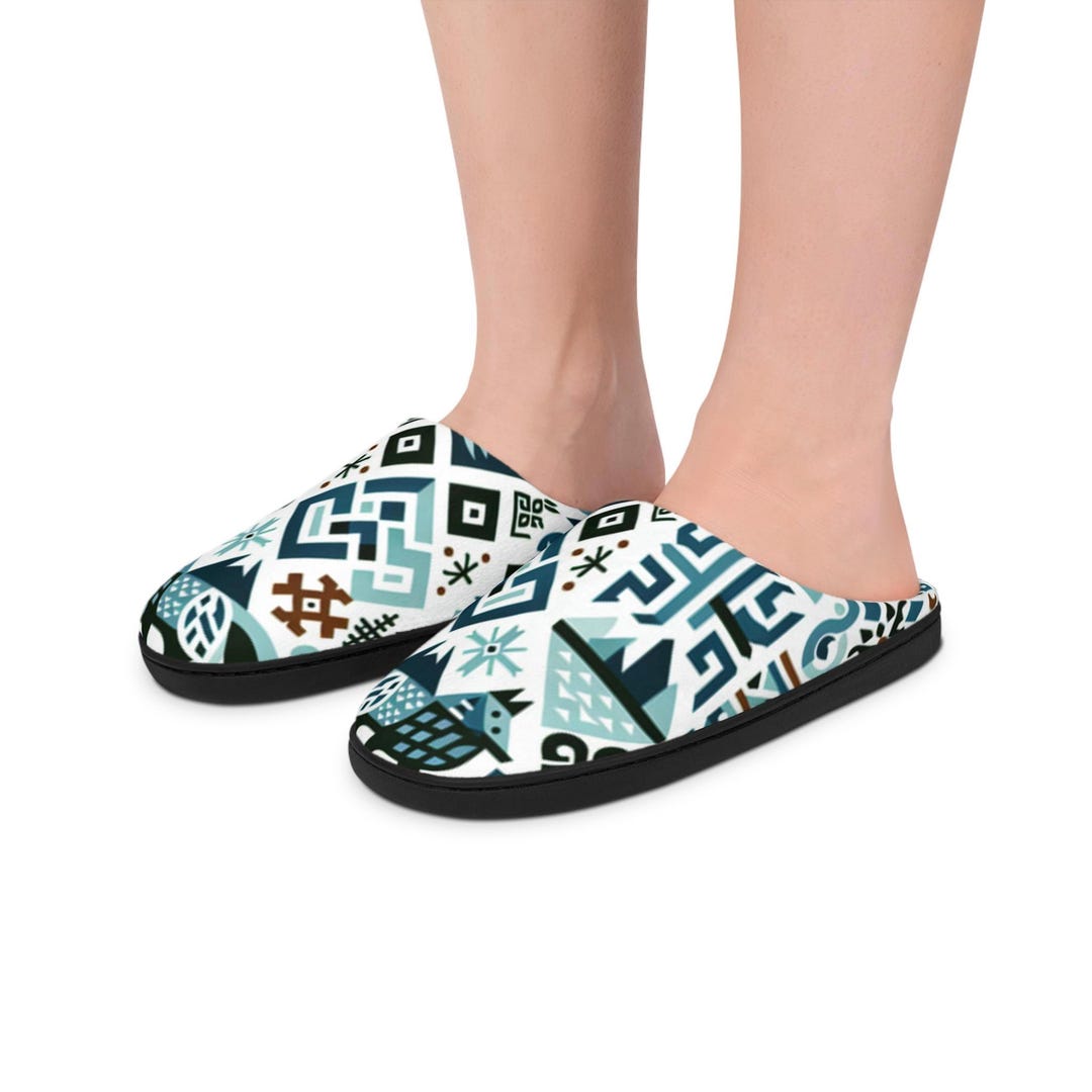 Nordic Indoor Slippers for Men, Cozy House Shoes, Gift for Him ...