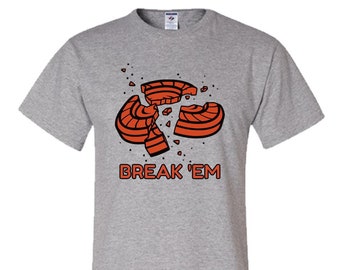 Break 'em / Trap, Skeet and Sporting Clay T-Shirt / Competition Shooting / Clay Pigeon / Clay Target / Clay Bird / Skeet Shooting / Shotgun