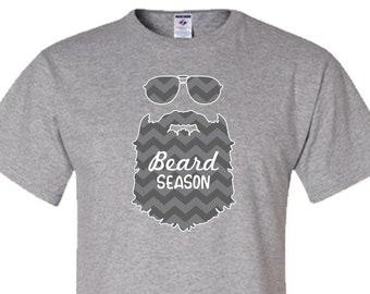 Beard Season Shirt / Beard Shirt / Bearded Man Shirt / Shirts for Men / Gifts for Him / Unisex Adult T-Shirt