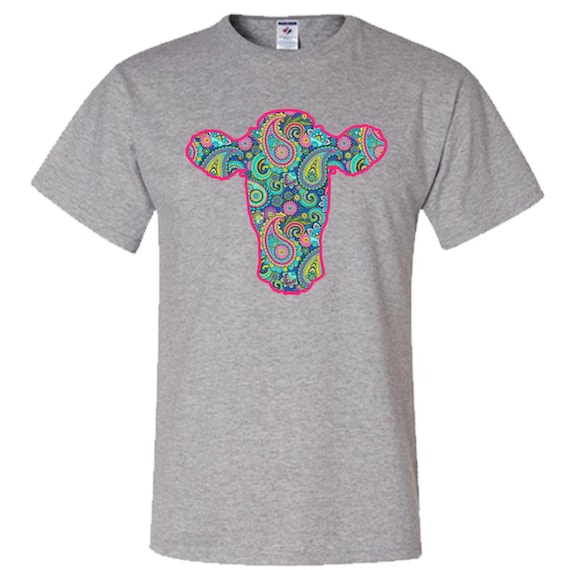 Cow T-Shirt / Women's T-shirt / Farm Shirts / Graphic Shirt / Cow Shirt / Cowgirl Shirt / Country Shirt / Southern Shirts / Unisex T-Shirt