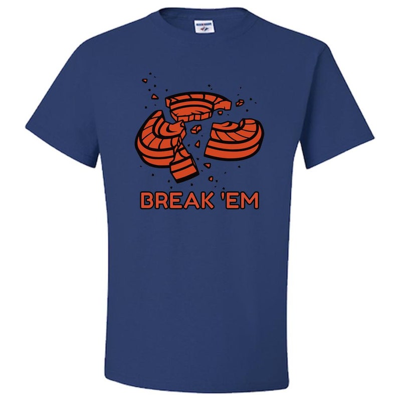 Break 'em / Trap, Skeet and Sporting Clay T-Shirt / Competition Shooting / Clay Pigeon / Clay Target / Clay Bird / Skeet Shooting / Shotgun afbeelding 2