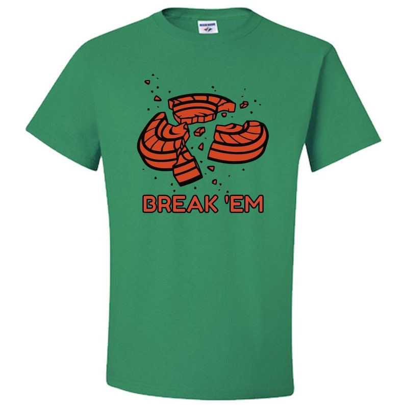 Break 'em / Trap, Skeet and Sporting Clay T-Shirt / Competition Shooting / Clay Pigeon / Clay Target / Clay Bird / Skeet Shooting / Shotgun afbeelding 5