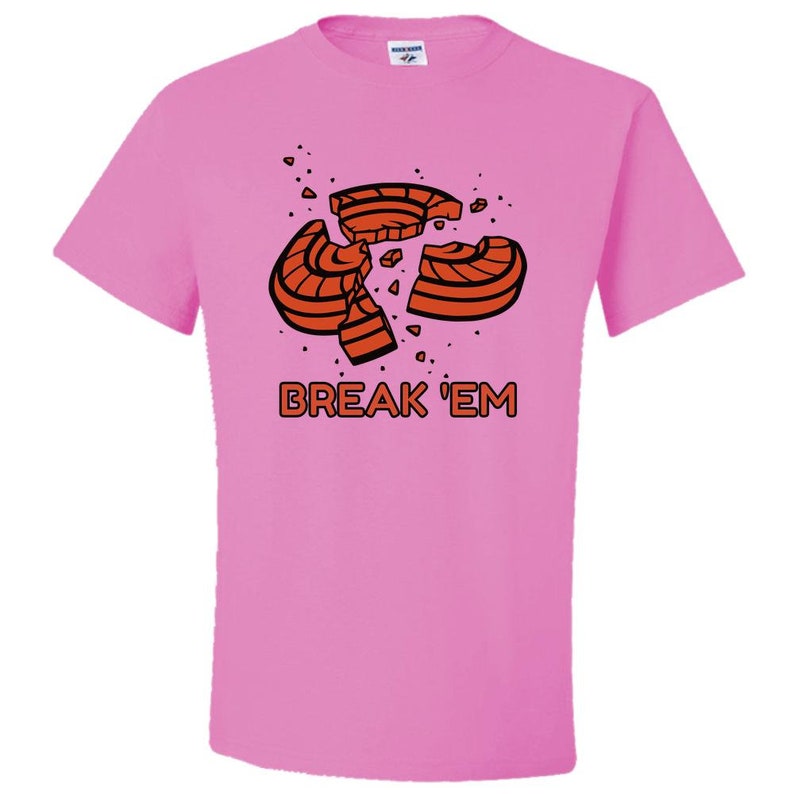 Break 'em / Trap, Skeet and Sporting Clay T-Shirt / Competition Shooting / Clay Pigeon / Clay Target / Clay Bird / Skeet Shooting / Shotgun afbeelding 3