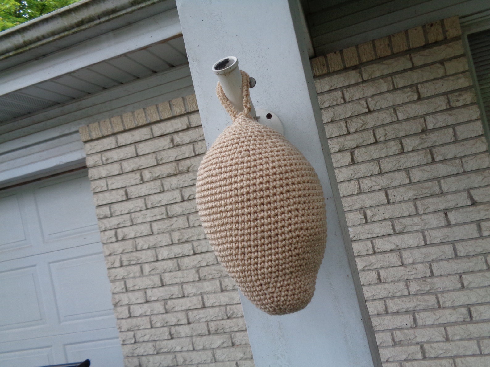 Wasp and Nest Decoy Crochet Wasp Decoy MADE TO ORDER Etsy