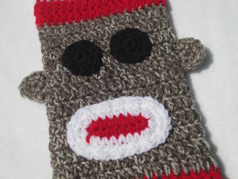 Sock Monkey Crochet Plastic Bag Holder Walmart Bag Holder Etsy